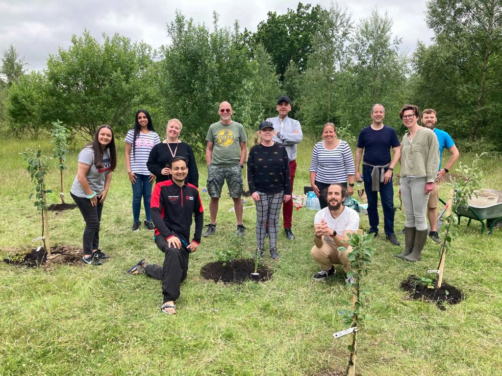 Planting an orchard at Craiglockhart