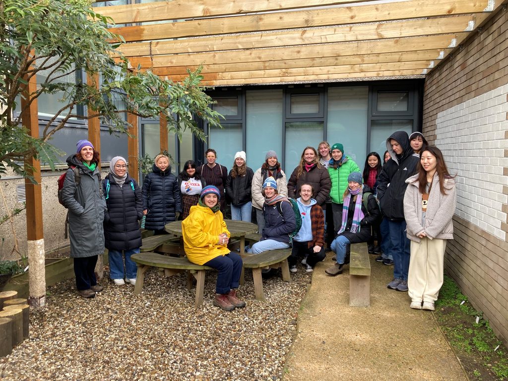 Visiting students from Edinburgh University